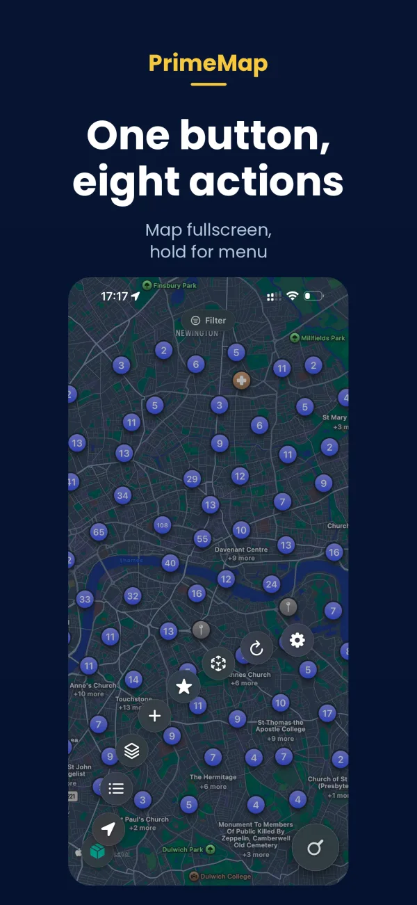 PrimeMap App – Map with historic sights worldwide