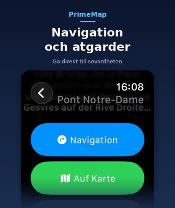 Watch navigering